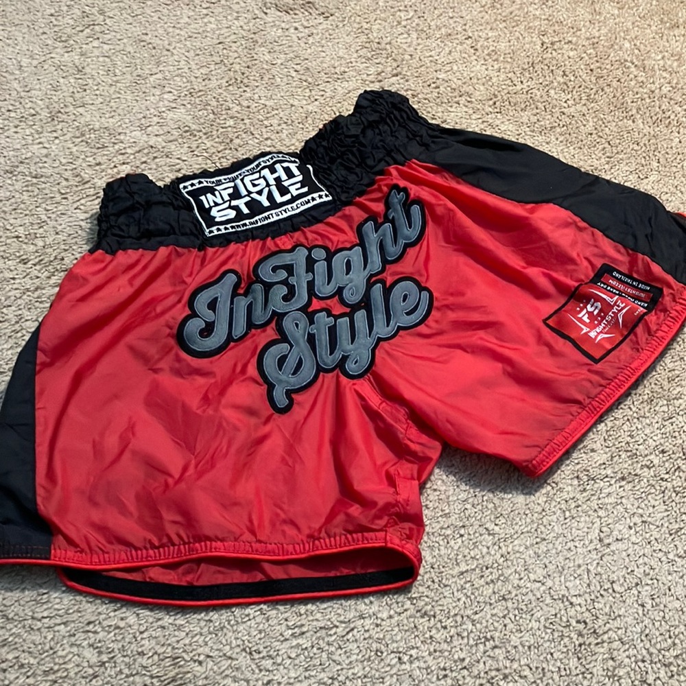 Gently Used InFightStyle Muay Thai Shorts Sz M
